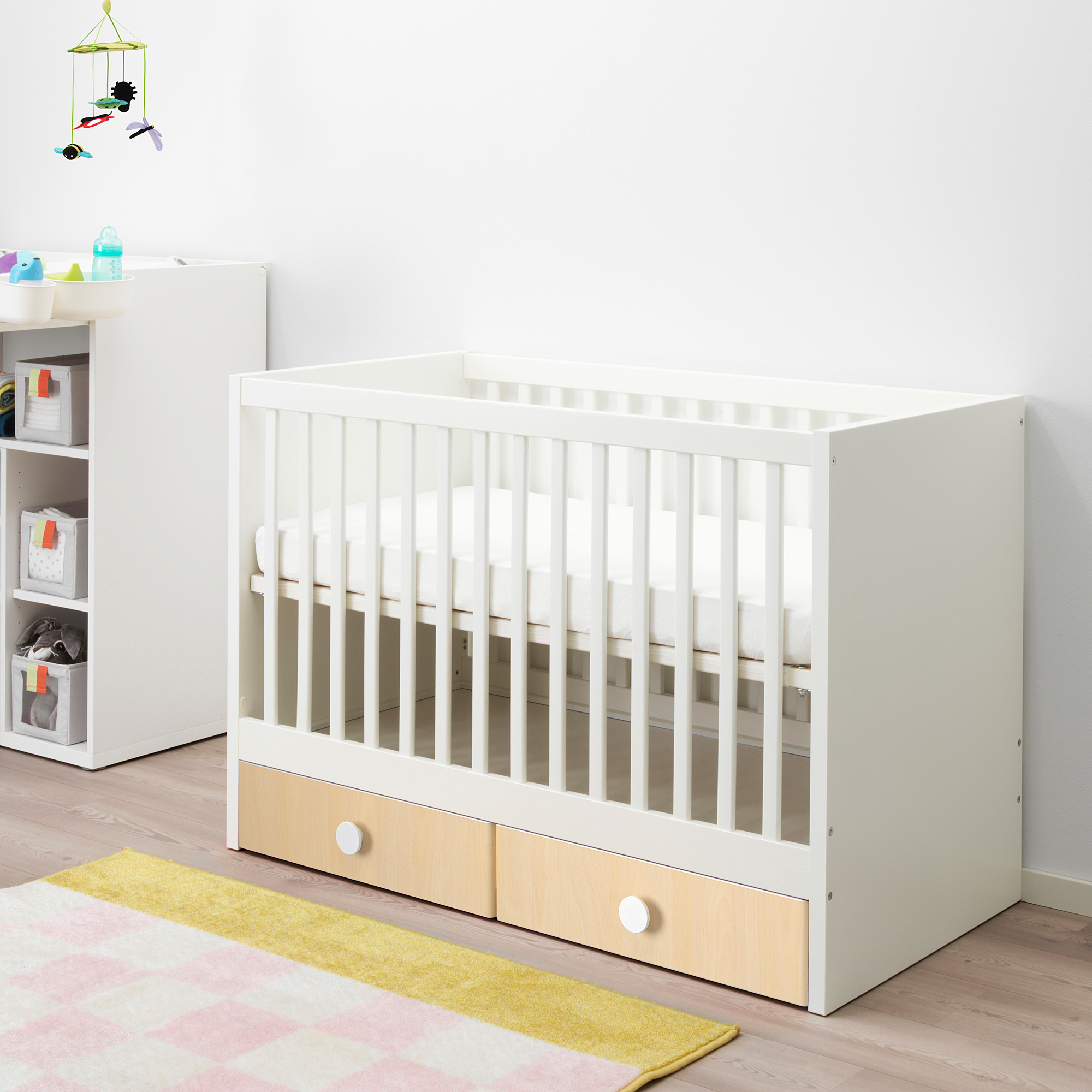cot with drawers