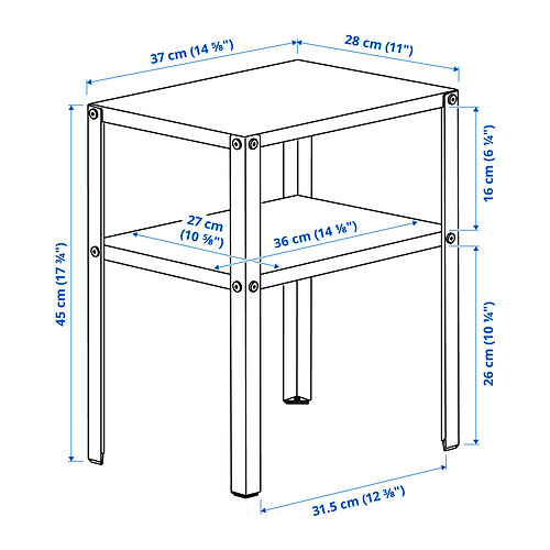 KNARREVIK bedside table