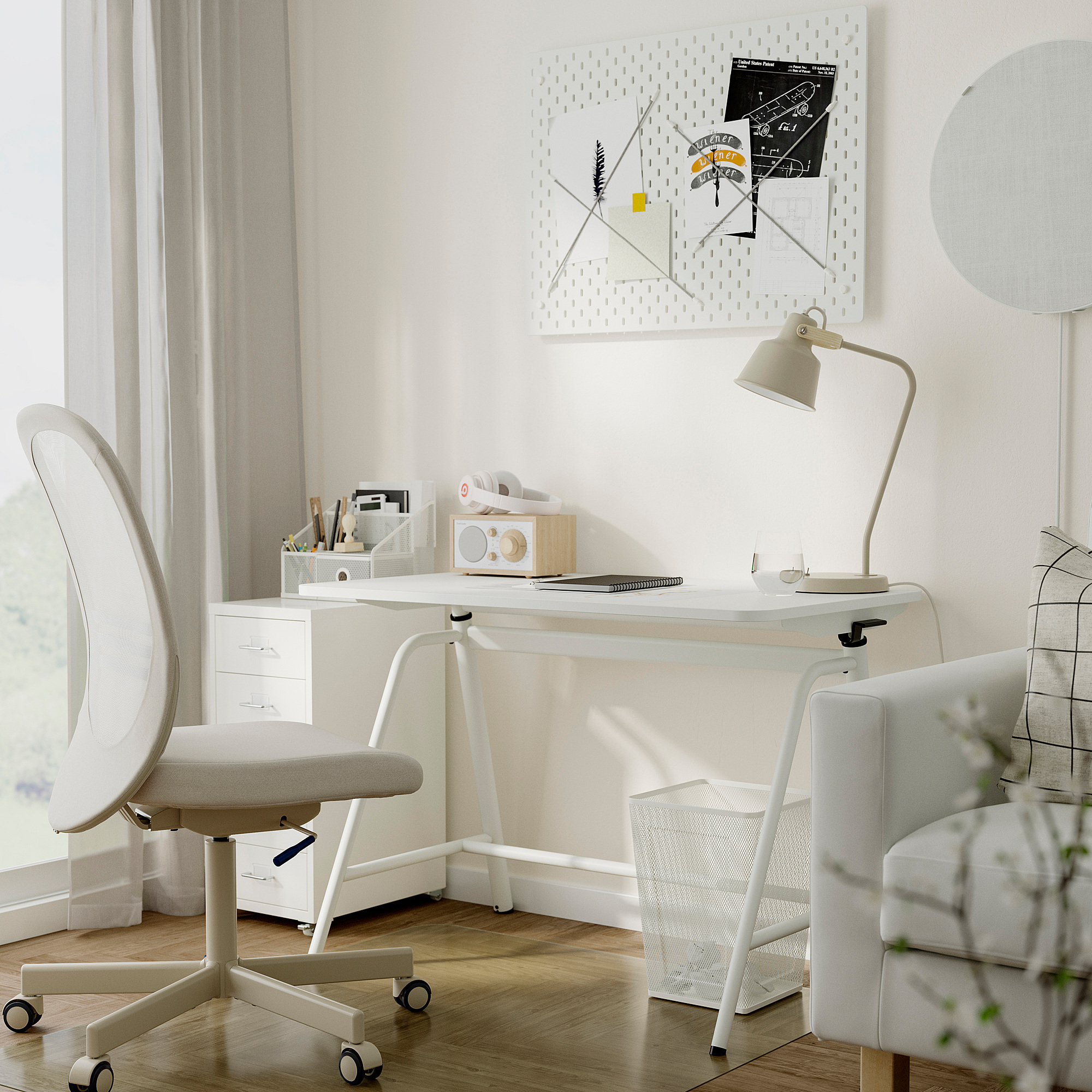 GLADHÖJDEN desk sit/stand