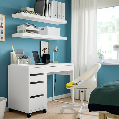 MICKE drawer unit on castors