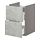 ENHET - 洗手盆用地櫃連2個抽屜, grey/concrete effect | IKEA 香港及澳門 - PE773238_S1