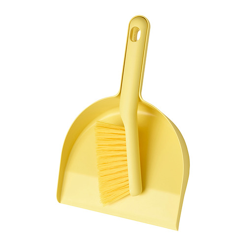 PEPPRIG dust pan and brush