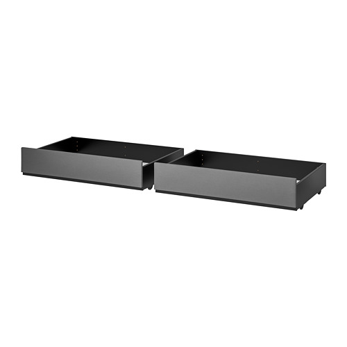 HAUGA upholstered bed storage box