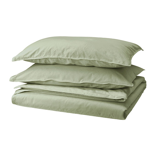 ÄNGSLILJA duvet cover and 2 pillowcases