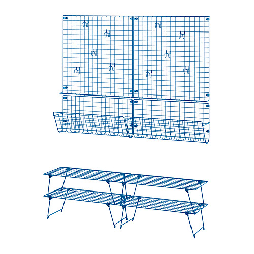 GREJIG hallway furniture, set of 8