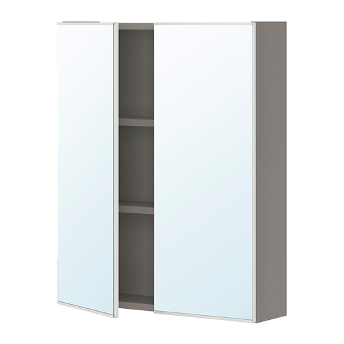 ENHET mirror cabinet with 2 doors