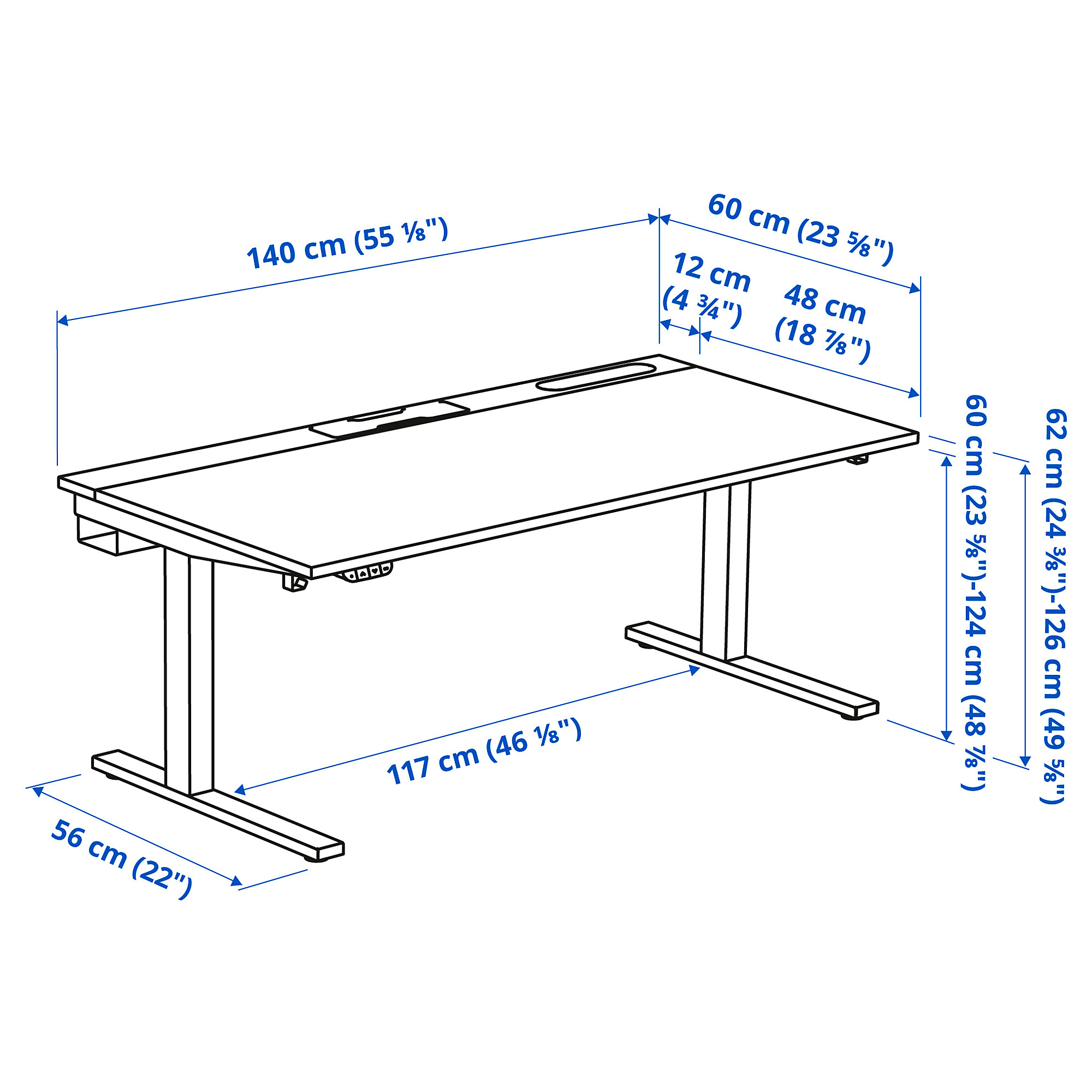MITTZON desk sit/stand