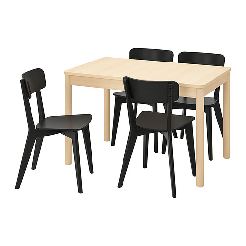 RÖNNINGE/LISABO table and 4 chairs