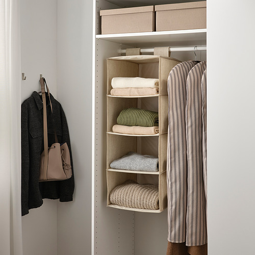 RÅGODLING hanging storage w 4 compartments
