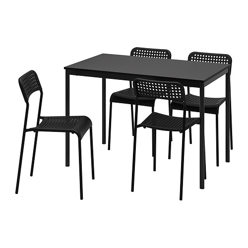 ADDE/SANDSBERG table and 4 chairs