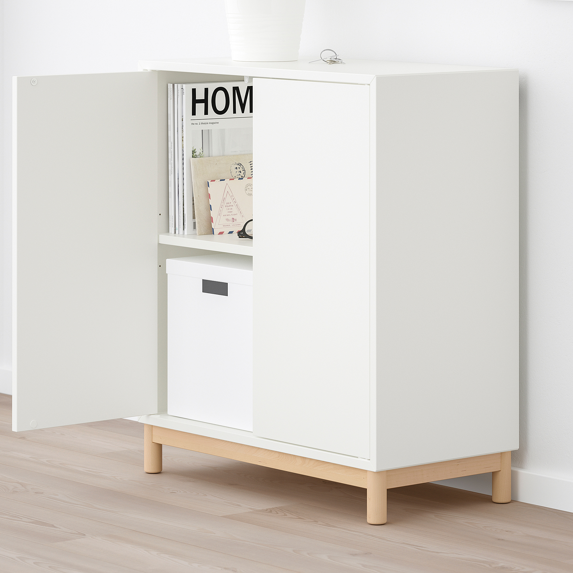 EKET combination with legs, white IKEA Hong Kong