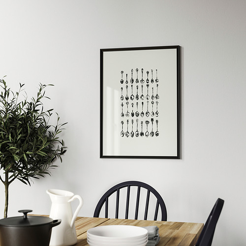 KNOPPÄNG frame with poster