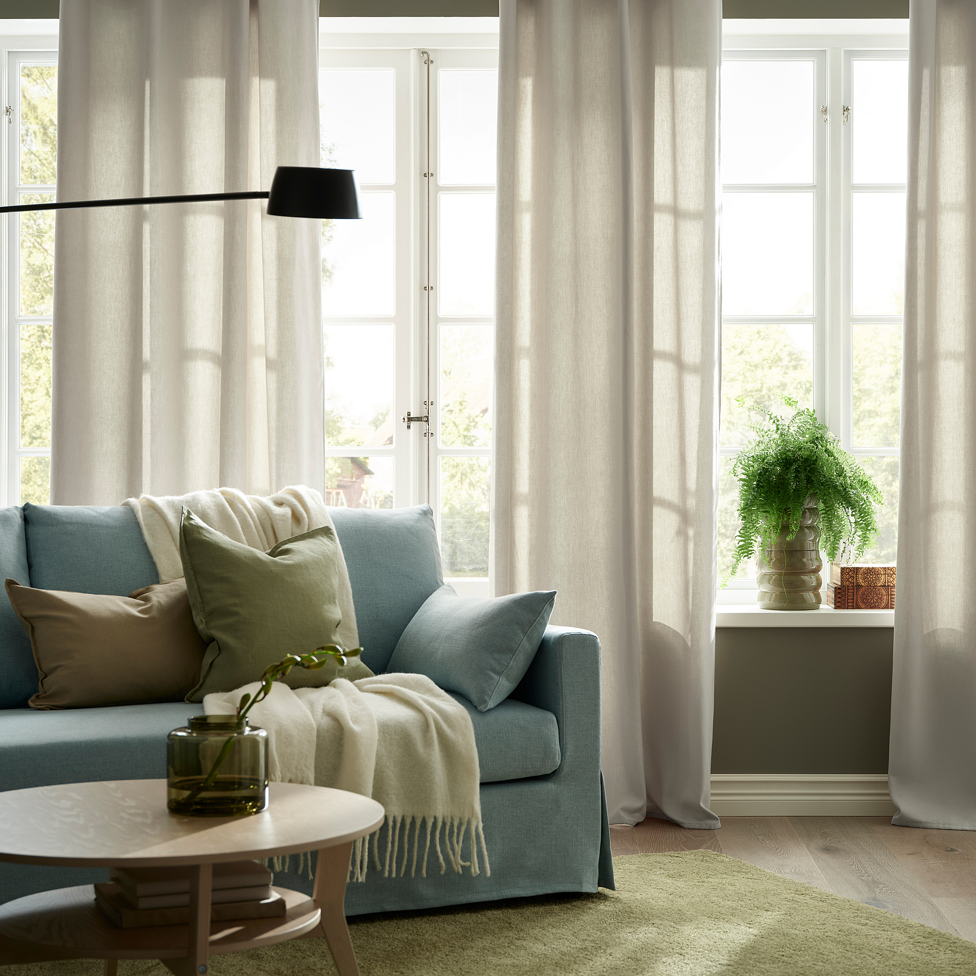 GINSTMOTT curtains, 1 pair
