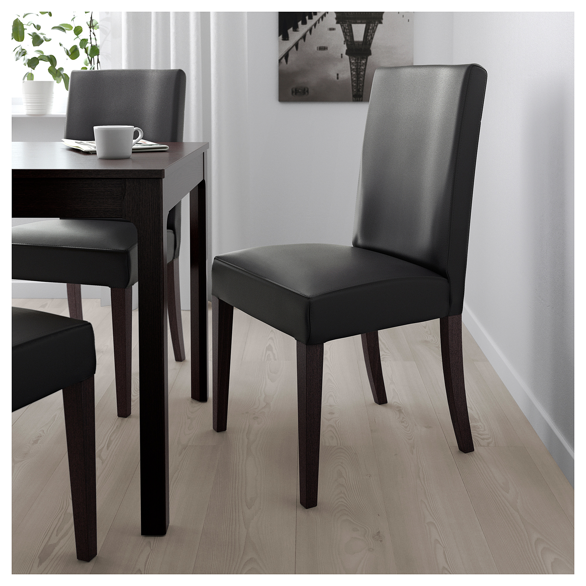 HENRIKSDAL chair, dark brown/Glose black IKEA Hong Kong and Macau