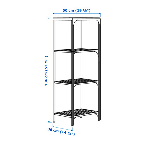 FJÄLLBO shelving unit