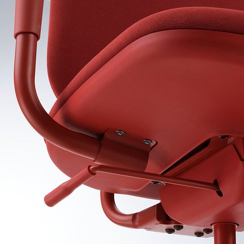 SMÖRKULL office chair with armrests