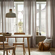 MÄSTERROT curtains, 1 pair
