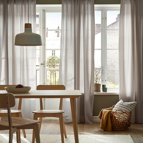 MÄSTERROT curtains, 1 pair