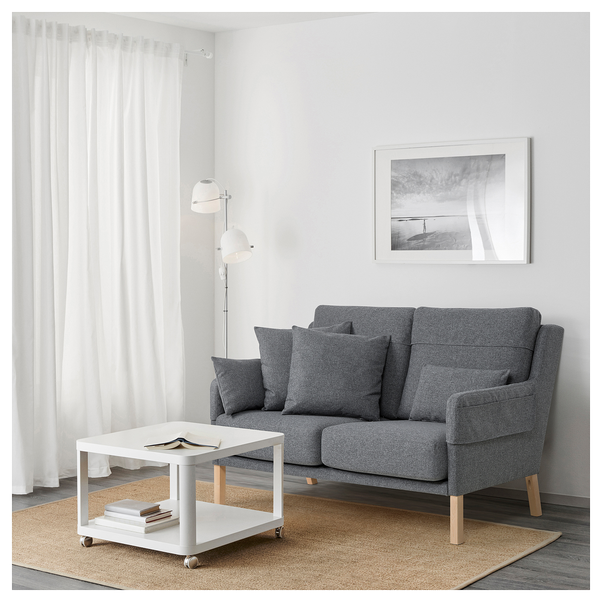 OMTÄNKSAM 2seat sofa, Gunnared medium grey IKEA Hong Kong and Macau
