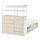 PLATSA - 床架連5道門及5個抽屜, white/Skatval light beige | IKEA 香港及澳門 - PE830624_S1