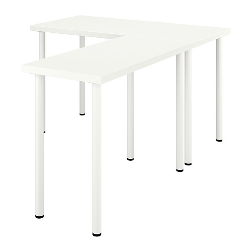 LAGKAPTEN/LINNMON L型書檯