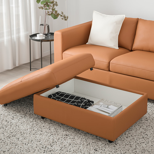 VIMLE footstool with storage
