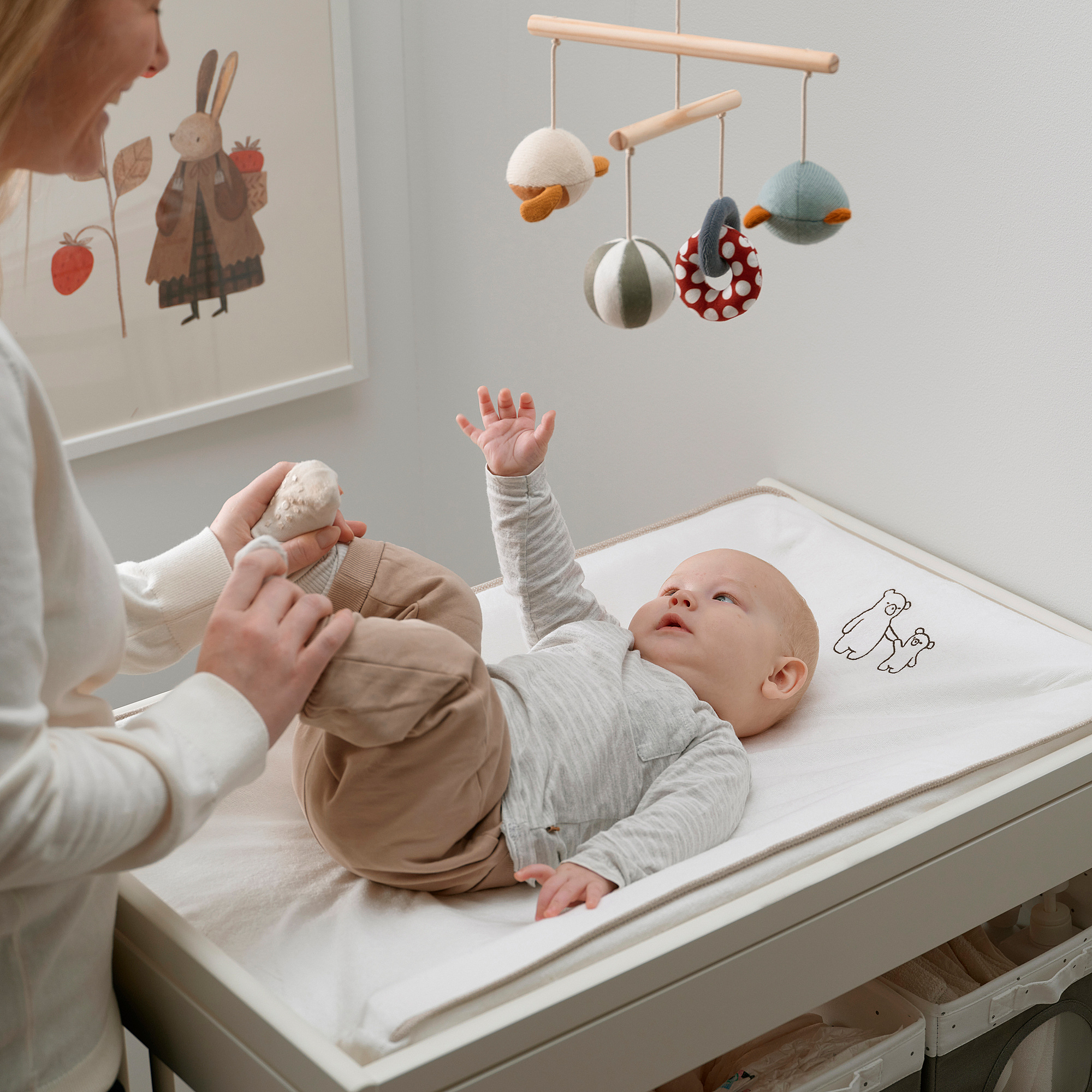 VÄDRA cover for babycare mat