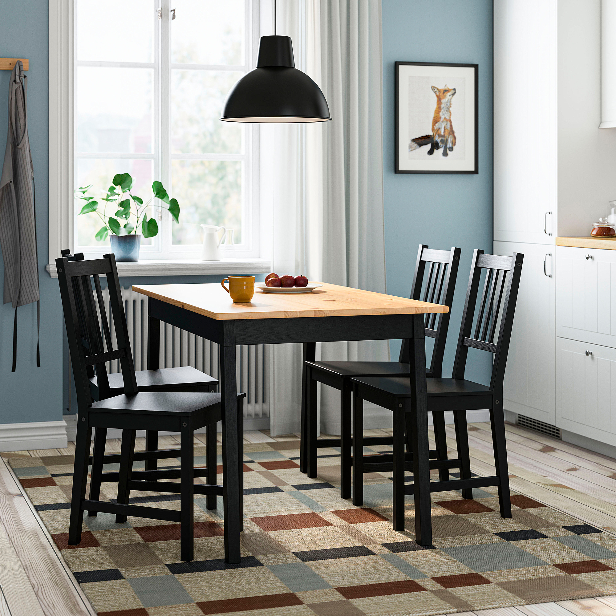 PINNTORP table and 4 chairs