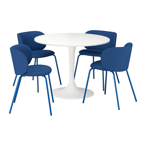 KRYLBO/DOCKSTA table and 4 chairs