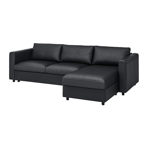 VIMLE 3-seat sofa-bed with chaise longue