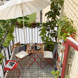 TÄRNÖ - 戶外餐檯椅組合, 黑色/染淺褐色 | IKEA 香港及澳門 - PE740355_S3