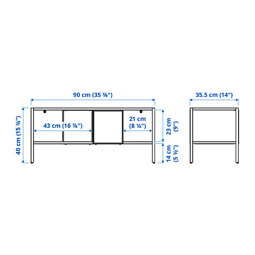 BAGGEBO TV bench