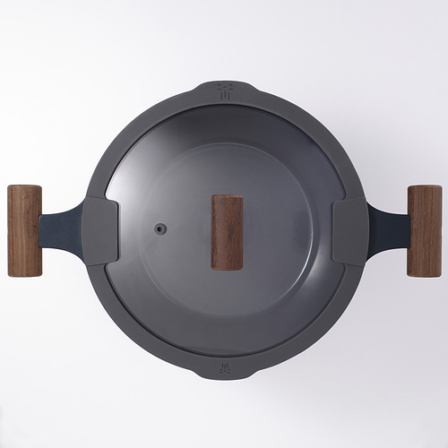 KLIPPFISK pot with lid