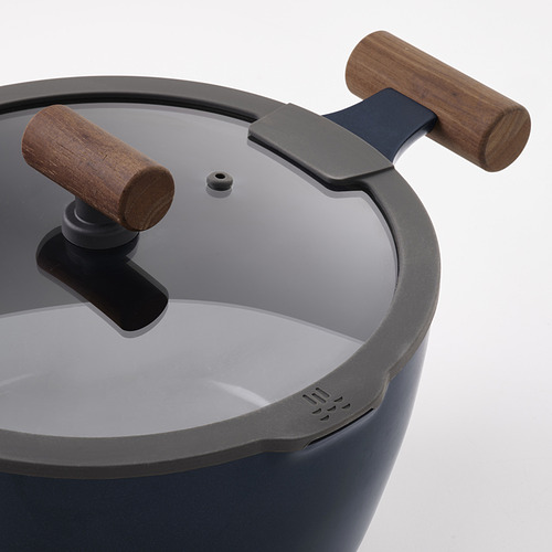 KLIPPFISK pot with lid