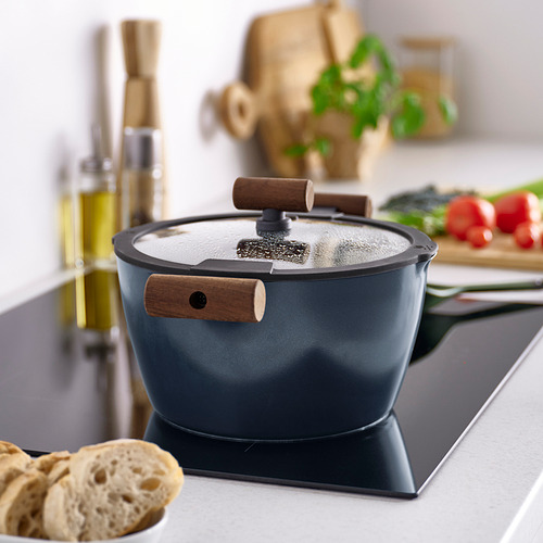 KLIPPFISK pot with lid