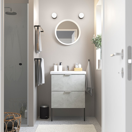 TVÄLLEN/ENHET wash-stand with 2 drawers