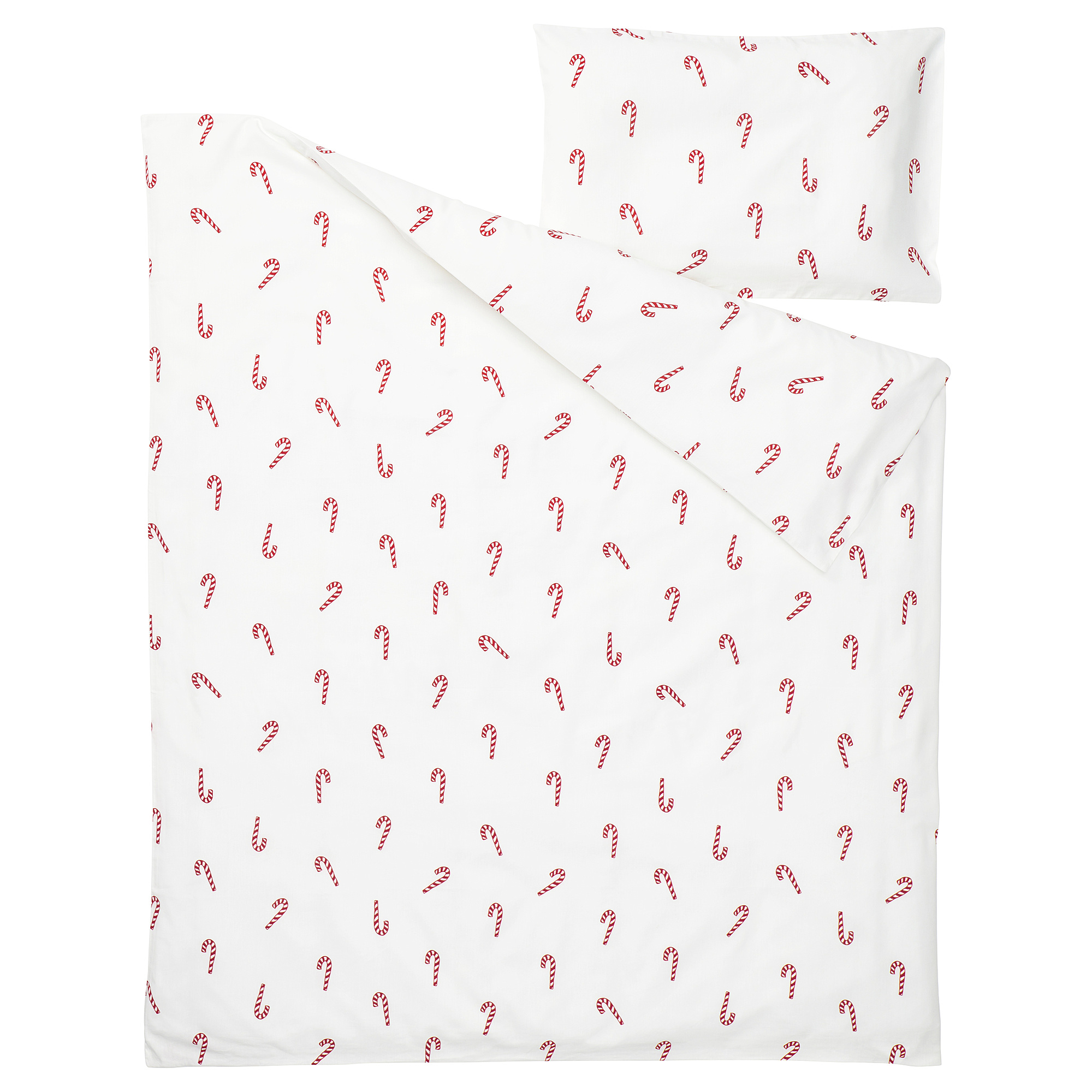 LÖVSÅNGARE duvet cover 1 pillowcase for cot