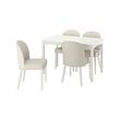 HAUGA/ROSENTORP table and 4 chairs