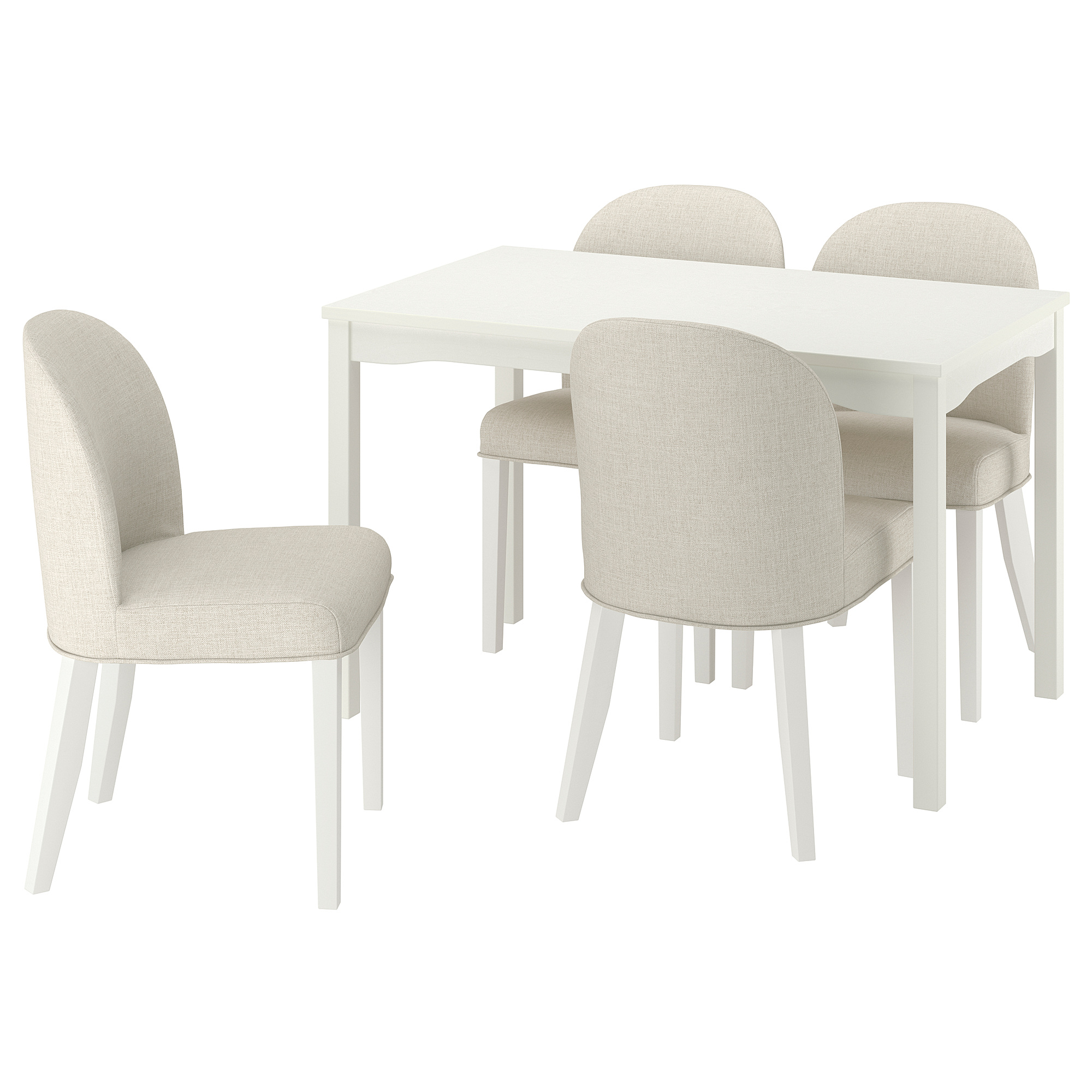 HAUGA/ROSENTORP table and 4 chairs