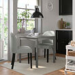 HAUGA/ROSENTORP table and 2 chairs