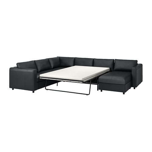 VIMLE crnr sofa-bed, 5-seat w chaise lng