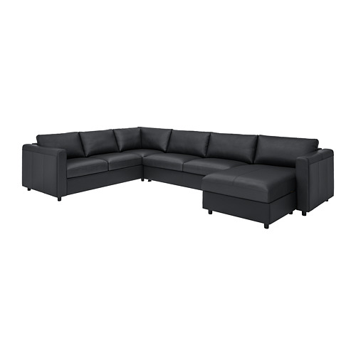 VIMLE crnr sofa-bed, 5-seat w chaise lng