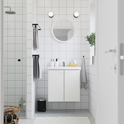 TVÄLLEN/ENHET - wash-basin cabinet with 2 doors, concrete effect/grey Pilkån tap | IKEA Hong Kong and Macau - PE777105_S3