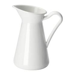 SOCKERÄRT - 花瓶/壺, 白色, 16 厘米| IKEA 香港及澳門