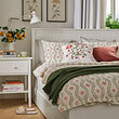 FYRISVIDE duvet cover and 2 pillowcases