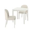 HAUGA/ROSENTORP table and 2 chairs