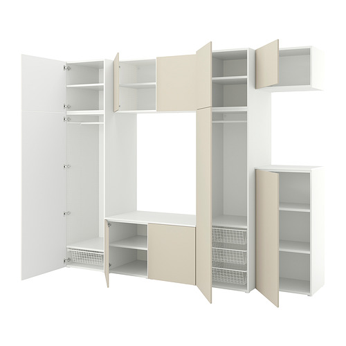 PLATSA wardrobe w 10 doors