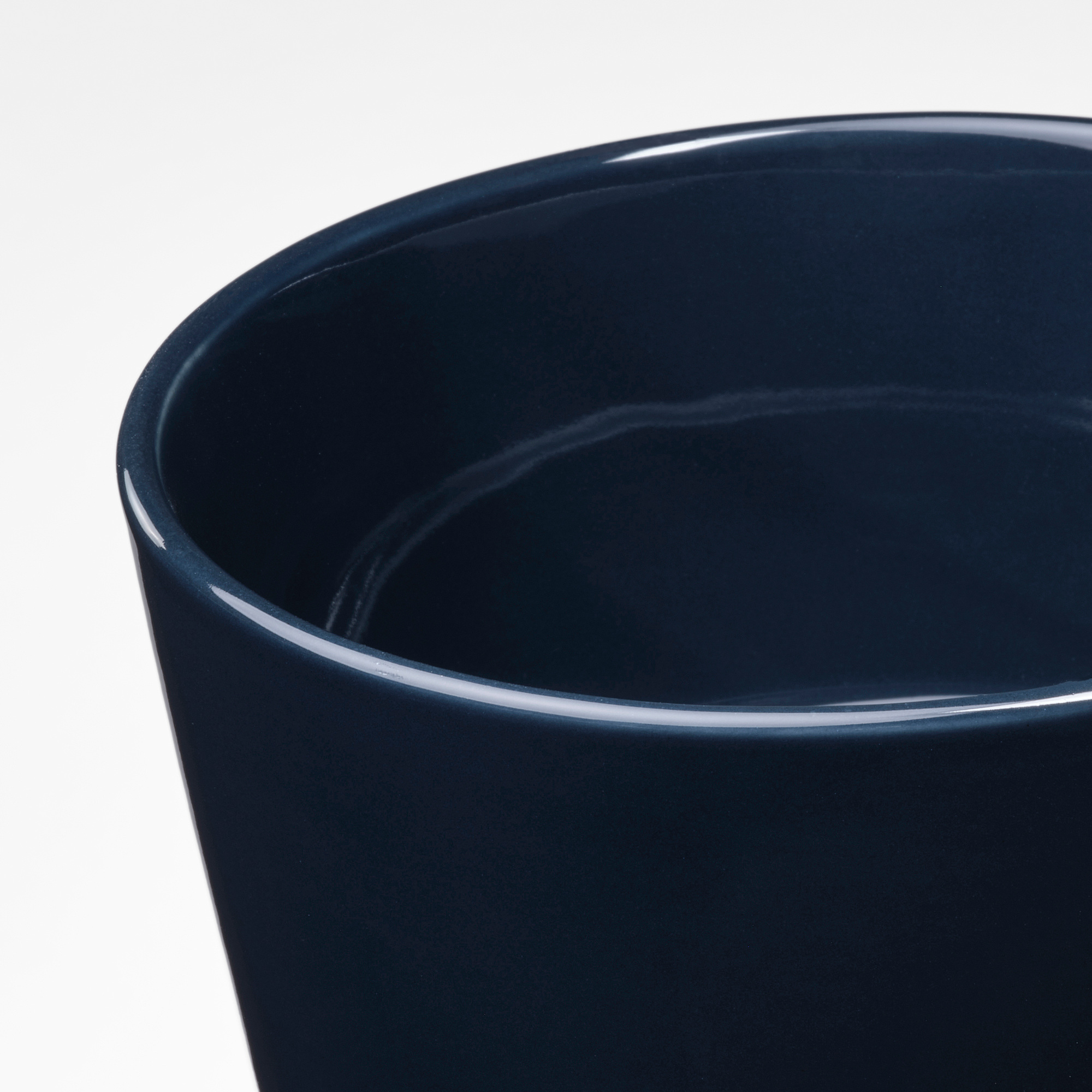 KLOTLÖNN plant pot with saucer