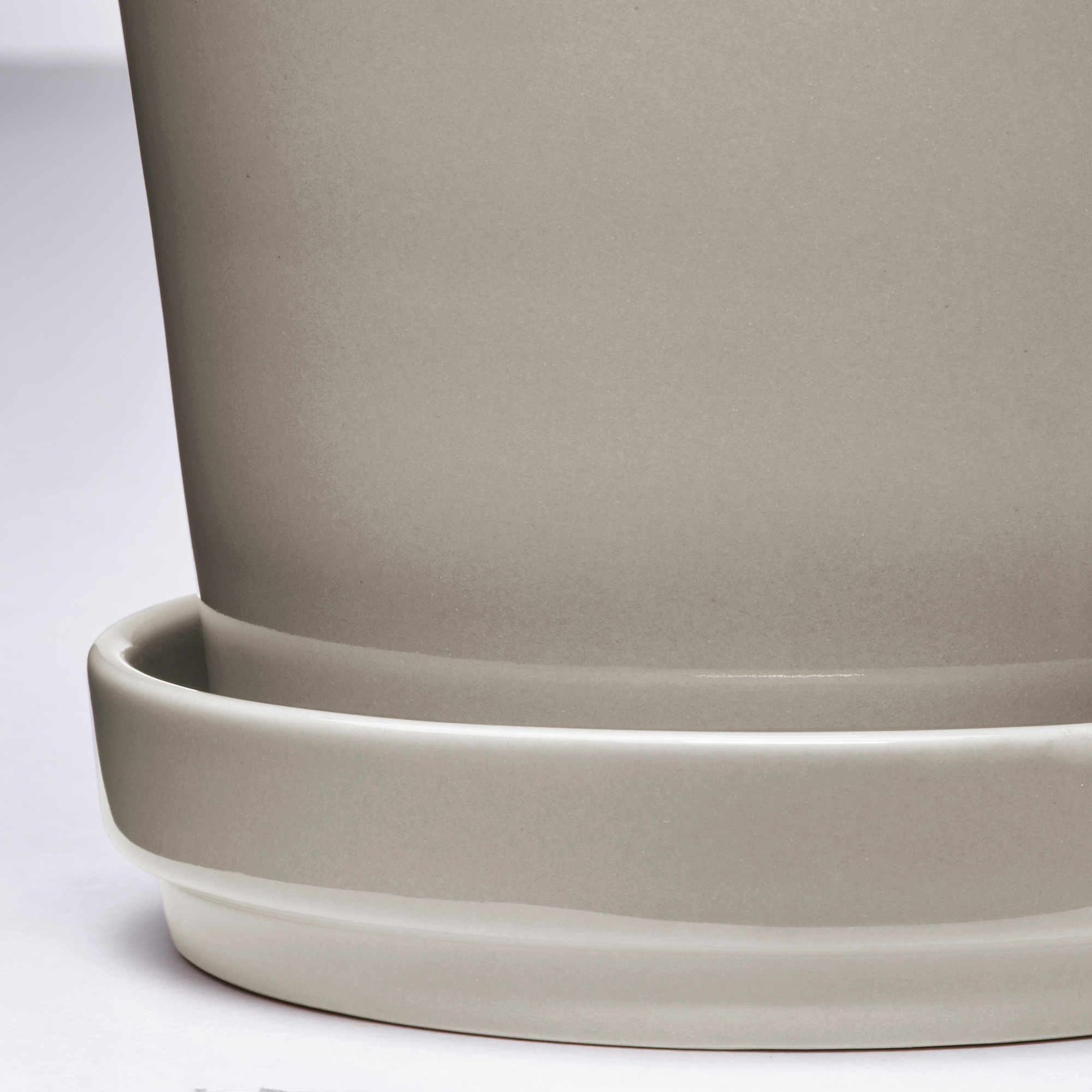 KLOTLÖNN plant pot with saucer