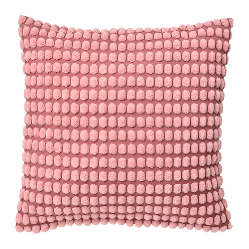 SVARTPOPPEL cushion cover, 50x50 cm, light pink